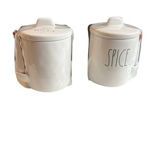 Rae Dunn “Spice” jar/small canister. Super cute for having out on counter.